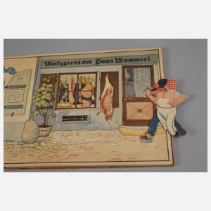 Zwei Nürnberger Bilderbücher mit Steckfiguren