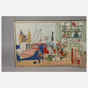 Zwei Nürnberger Bilderbücher mit Steckfiguren