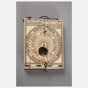 Sonnenuhr Hans Tucher 1586