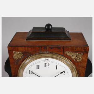 Biedermeier-Tischuhr mit Berliner Ansicht