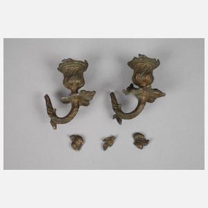 Kaminuhr mit zwei Beistellern