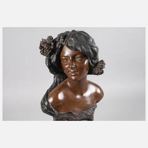 Große Figurenuhr Jugendstil