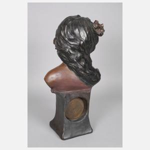 Große Figurenuhr Jugendstil