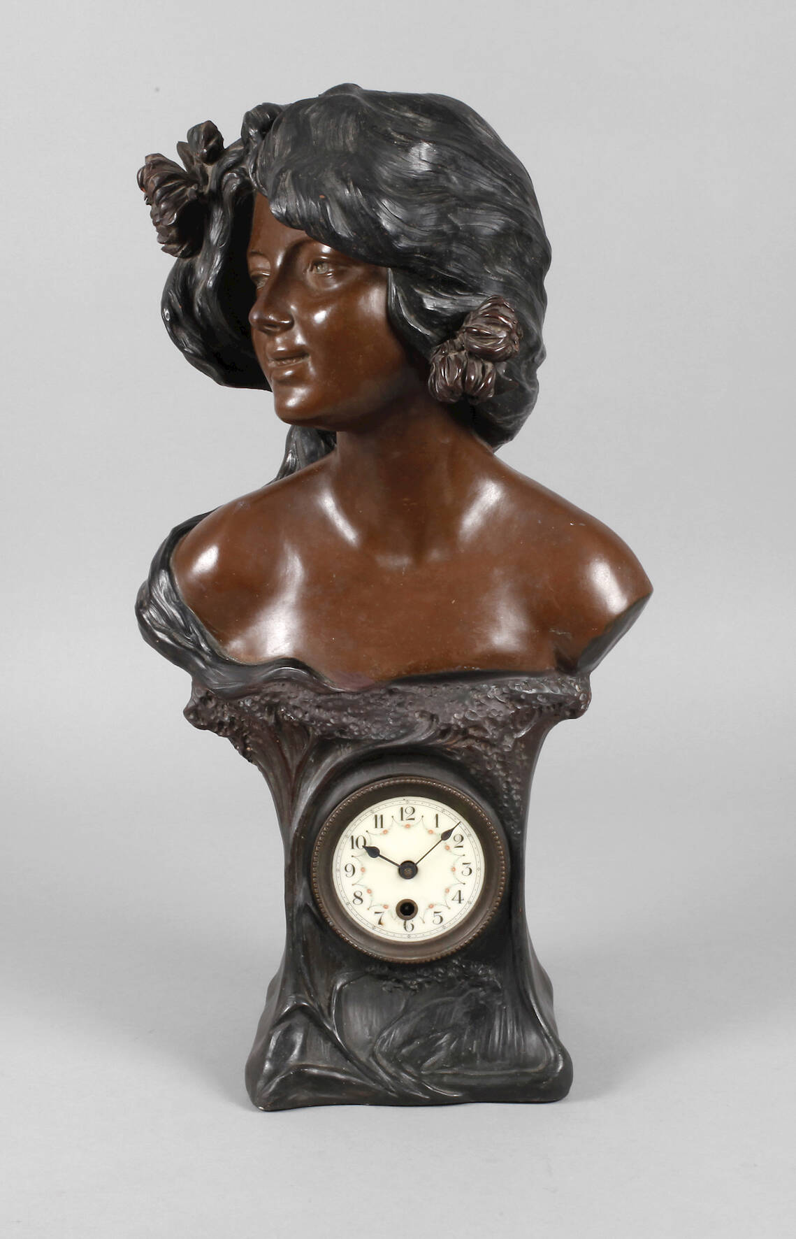 Große Figurenuhr Jugendstil