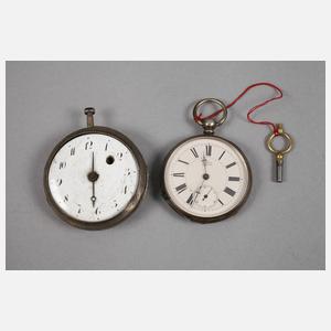Fünf Taschenuhren