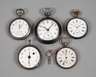 Fünf Taschenuhren