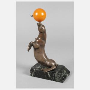 Taschenuhrenständer Seelöwe