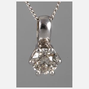 Anhänger mit Brillant von 1,03 ct