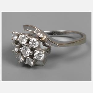 Damenring mit Brillanten