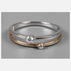 Damenring mit Brillanten