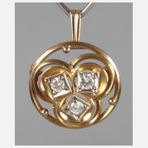 Anhänger mit Brillanten