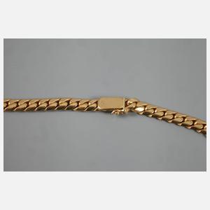 Collier und Armband mit Brillanten von ca. 3,5 ct