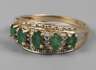 Damenring mit Smaragden