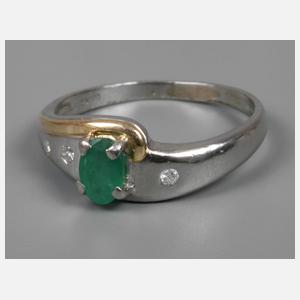 Damenring mit Smaragd