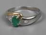 Damenring mit Smaragd