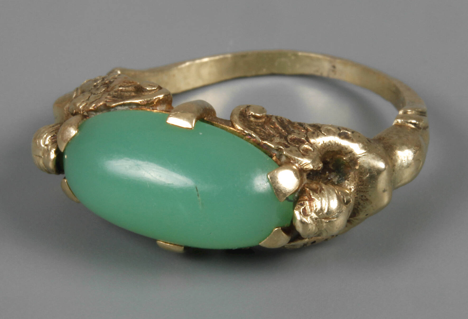 Damenring mit Chrysopras