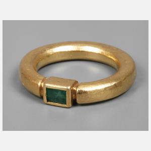 Damenring mit Smaragd