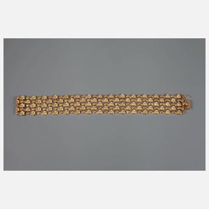Breites Goldarmband