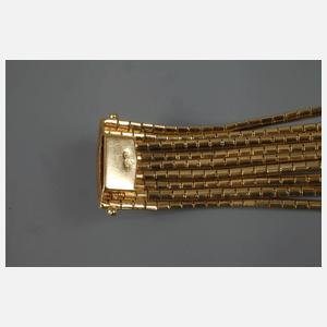 Mehrreihiges Goldarmband