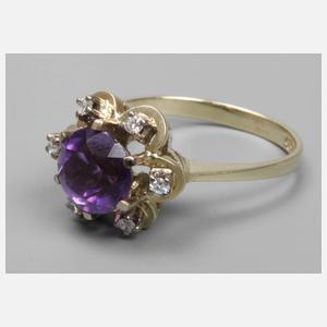 Damenring mit Amethyst