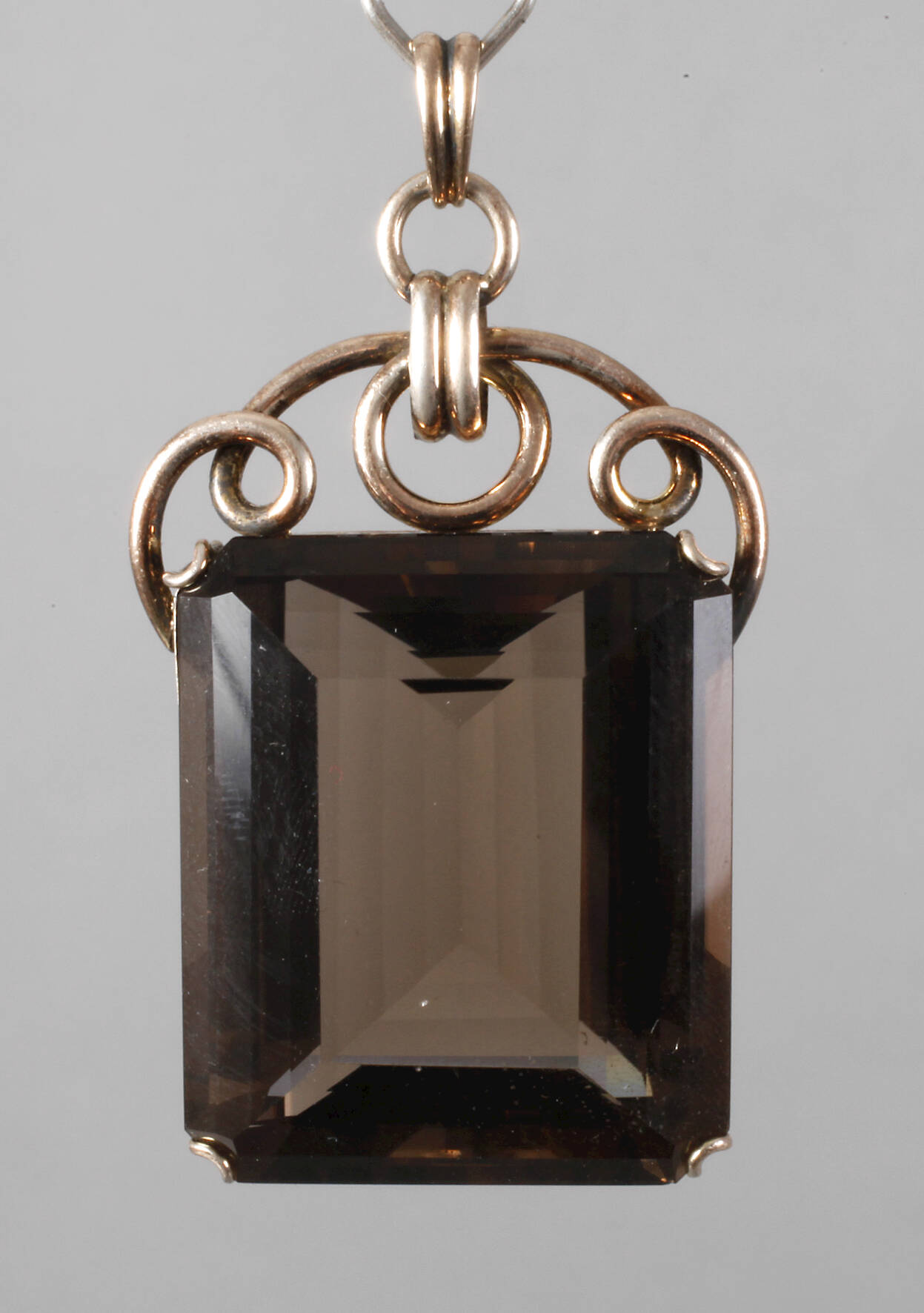 Anhänger mit großem Rauchquarz
