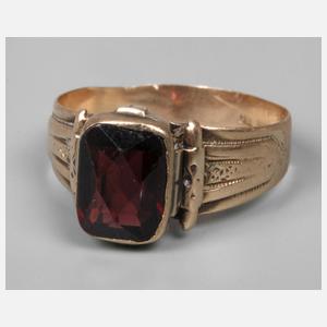 Herrenring mit Granat