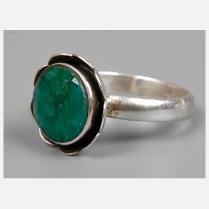 Damenring mit Smaragd