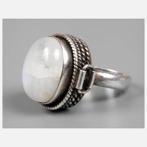 Giftring mit Mondstein