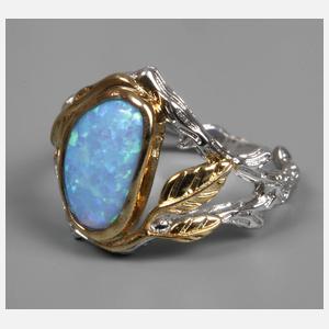 Damenring mit Edelopal