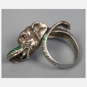 Damenring als Elefant