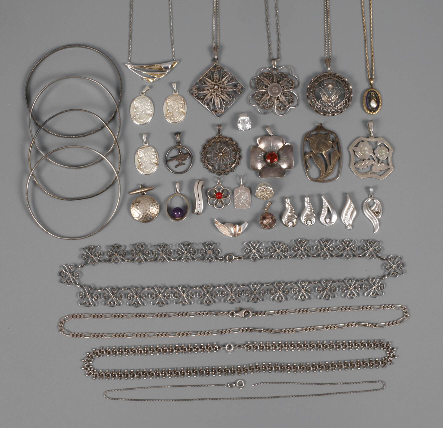 Konvolut Silberschmuck