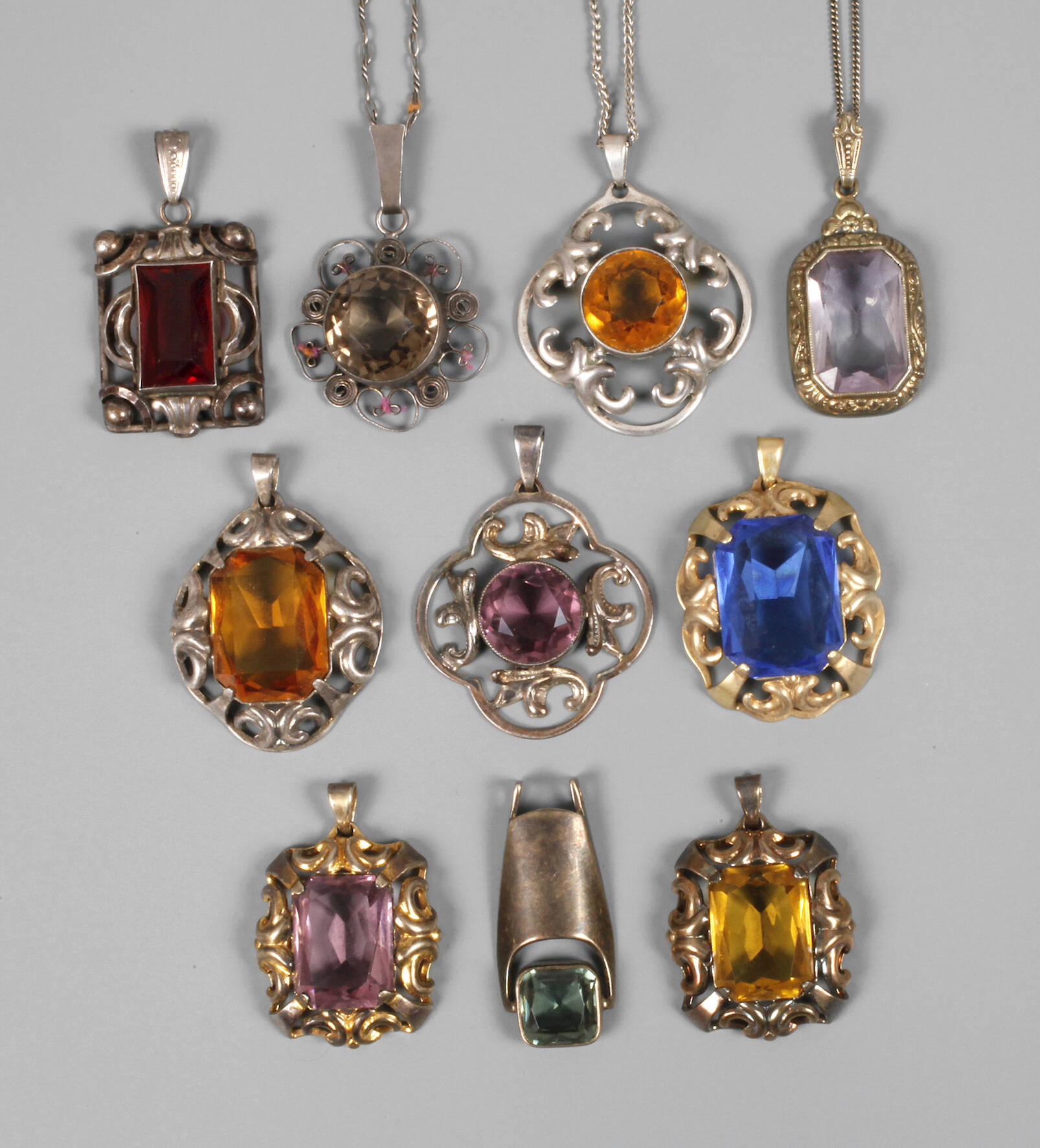 Konvolut Silberanhänger