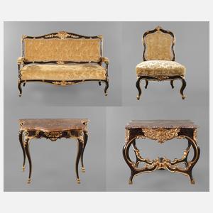 Herrschaftliche barocke Sitzgarnitur