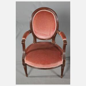 Paar Armlehnsessel Louis Seize