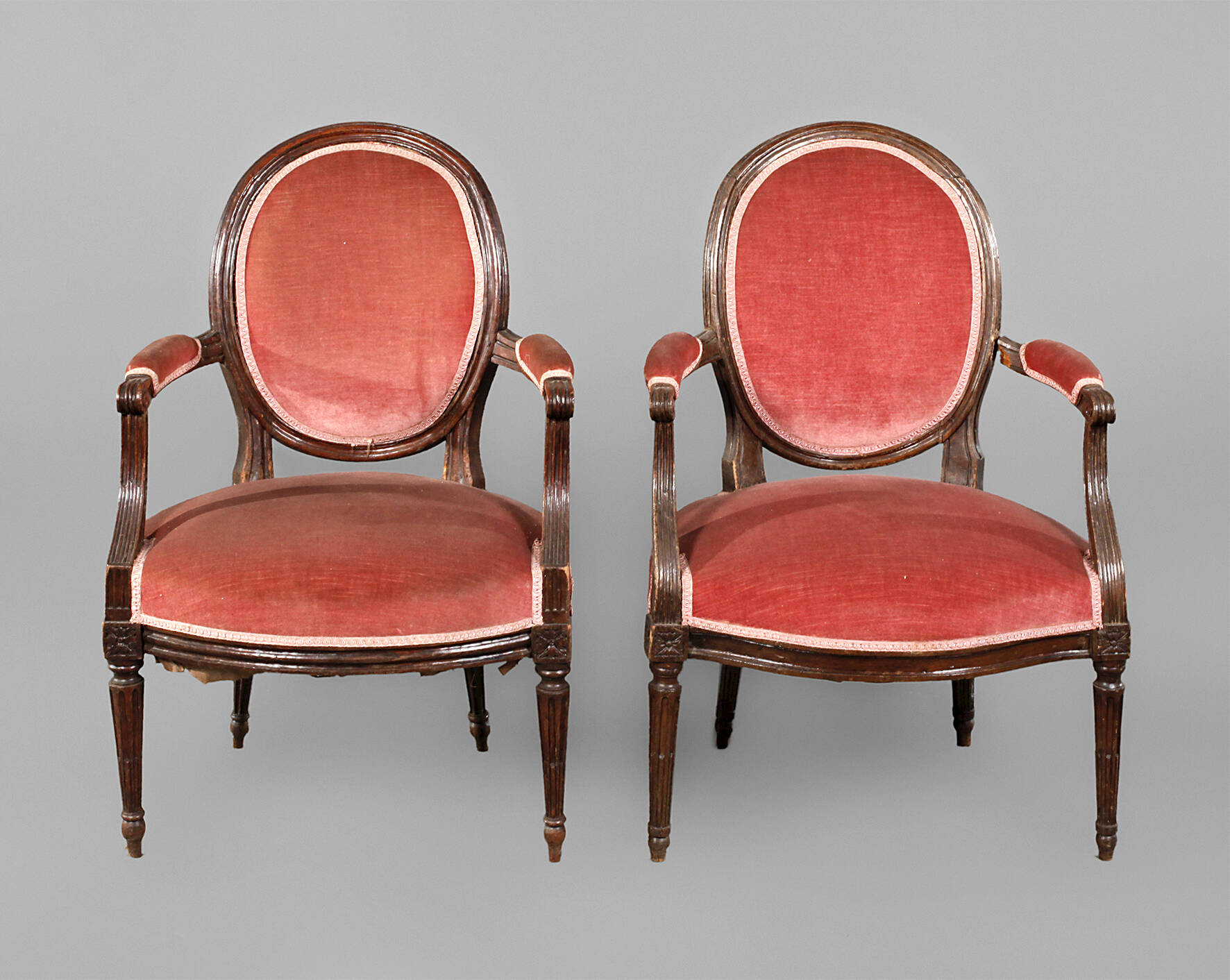 Paar Armlehnsessel Louis Seize