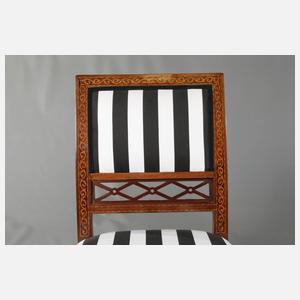 Sechs klassizistische Stühle