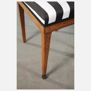 Sechs klassizistische Stühle