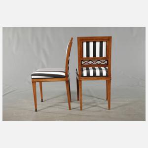 Sechs klassizistische Stühle