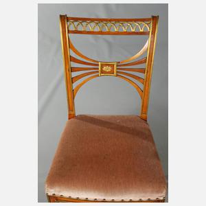 Sechs klassizistische Stühle