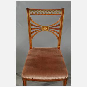 Sechs klassizistische Stühle