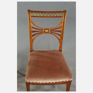 Sechs klassizistische Stühle