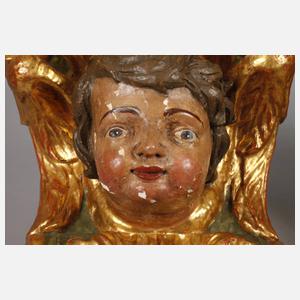 Paar figürliche Wandkonsolen Barock