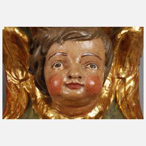 Paar figürliche Wandkonsolen Barock