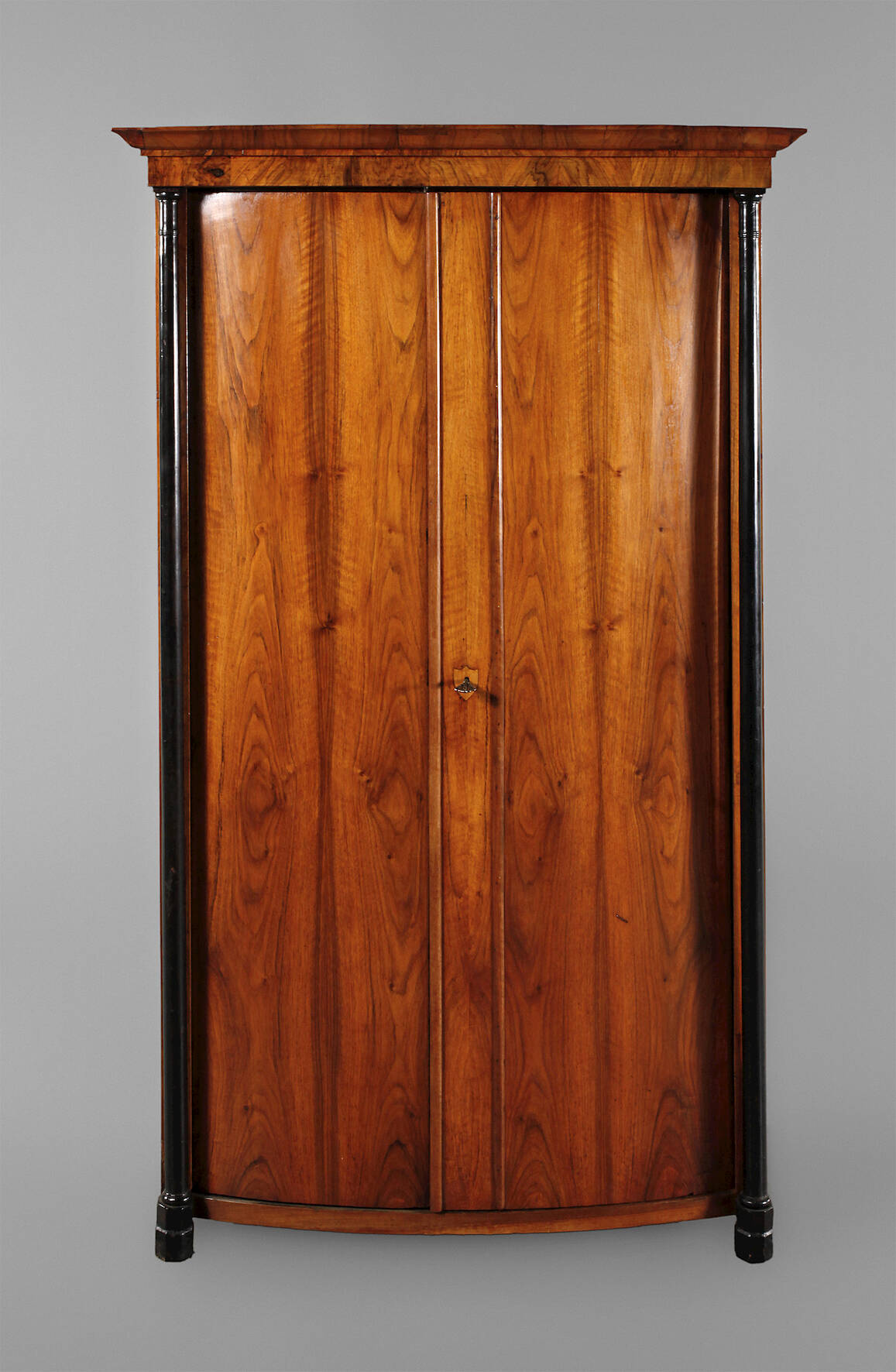 Kleiner Säulenschrank Biedermeier