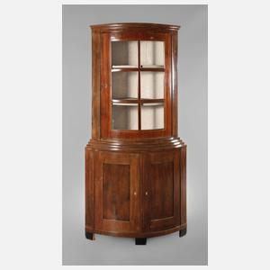 Eckvitrine Biedermeier
