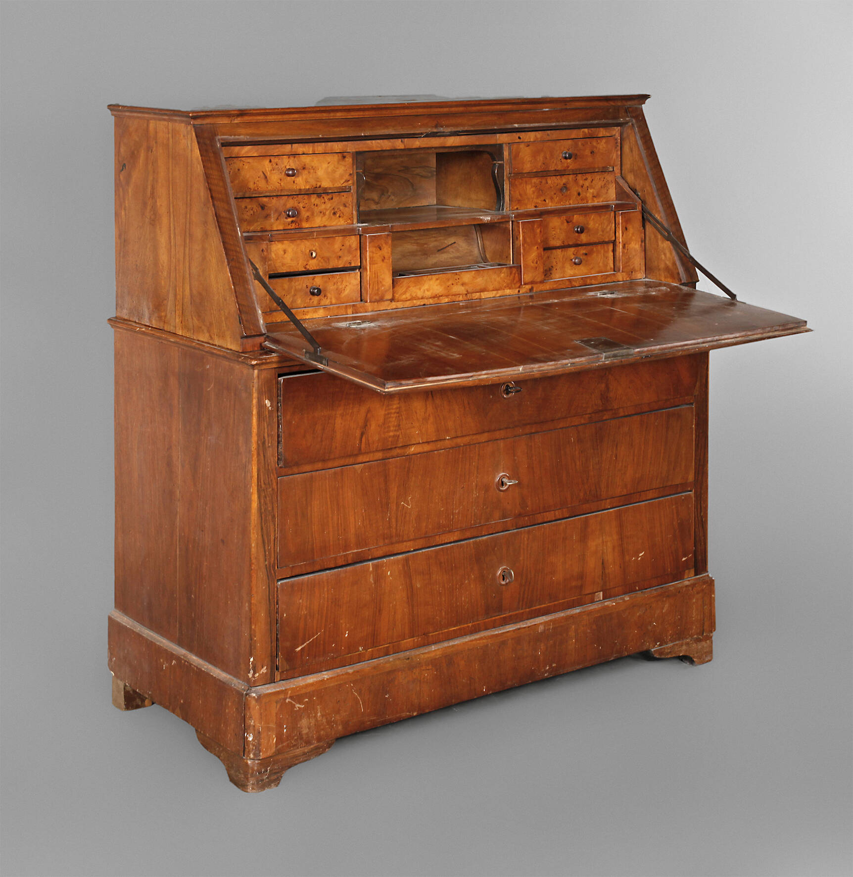 Schrägklappensekretär Biedermeier