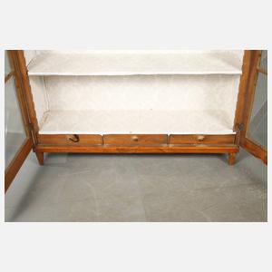 Aufsatzvitrine Biedermeier