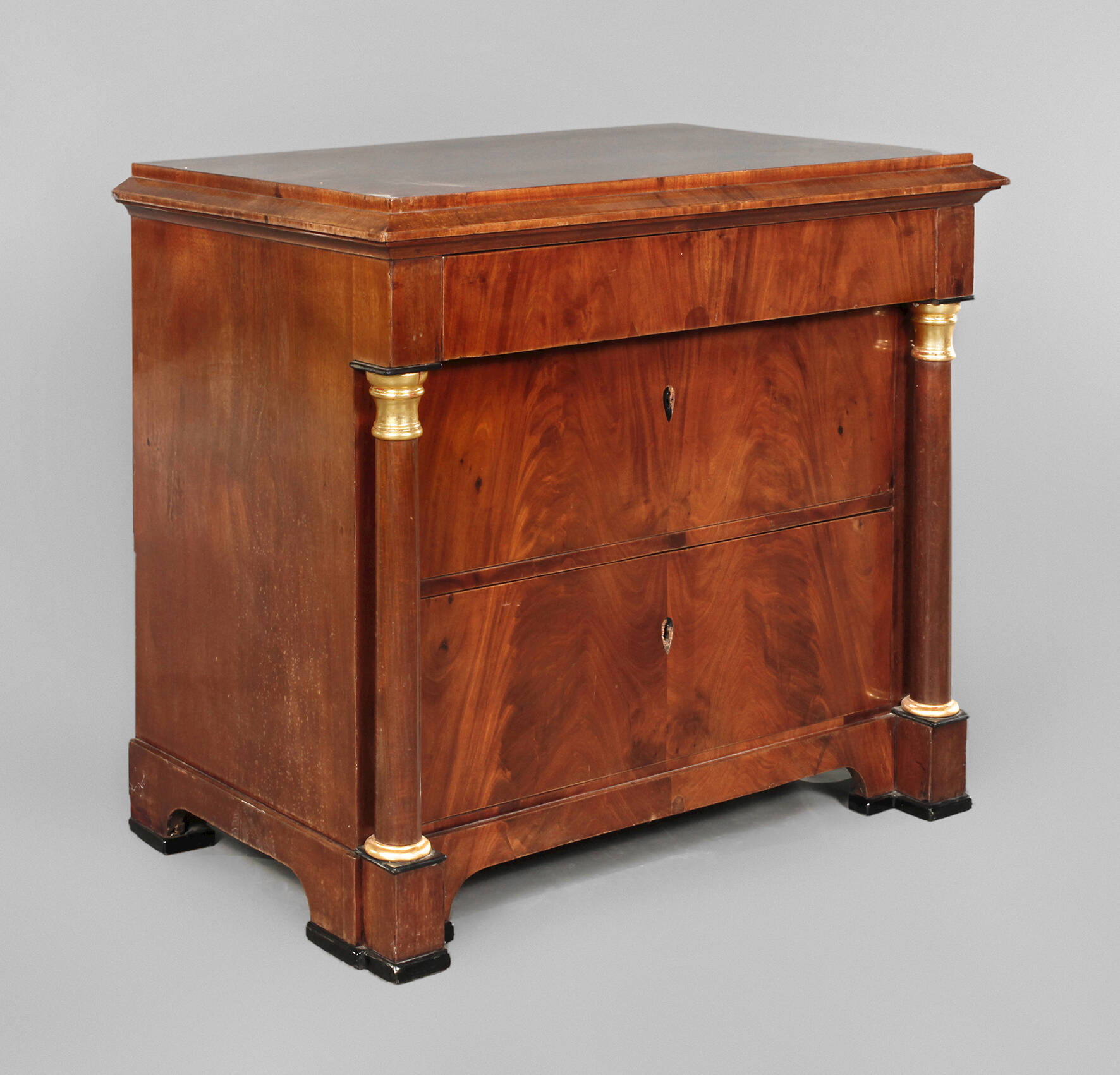 Säulenkommode Biedermeier