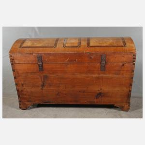 Runddeckeltruhe Biedermeier