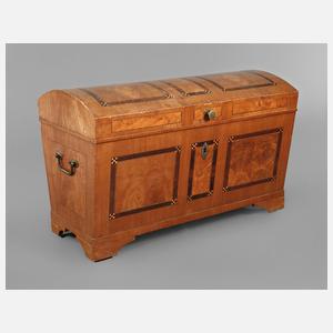 Runddeckeltruhe Biedermeier